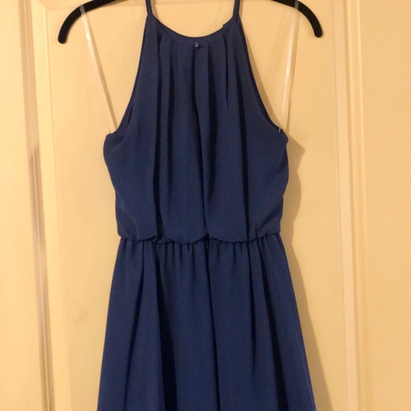 Francesca’s Navy blue Halter dress! - Picture 2 of 3